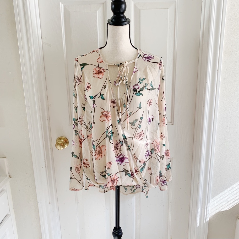 High Low Wrap Top